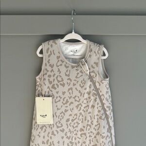 Kyte BABY Beige Leopard Print Sleep Sack